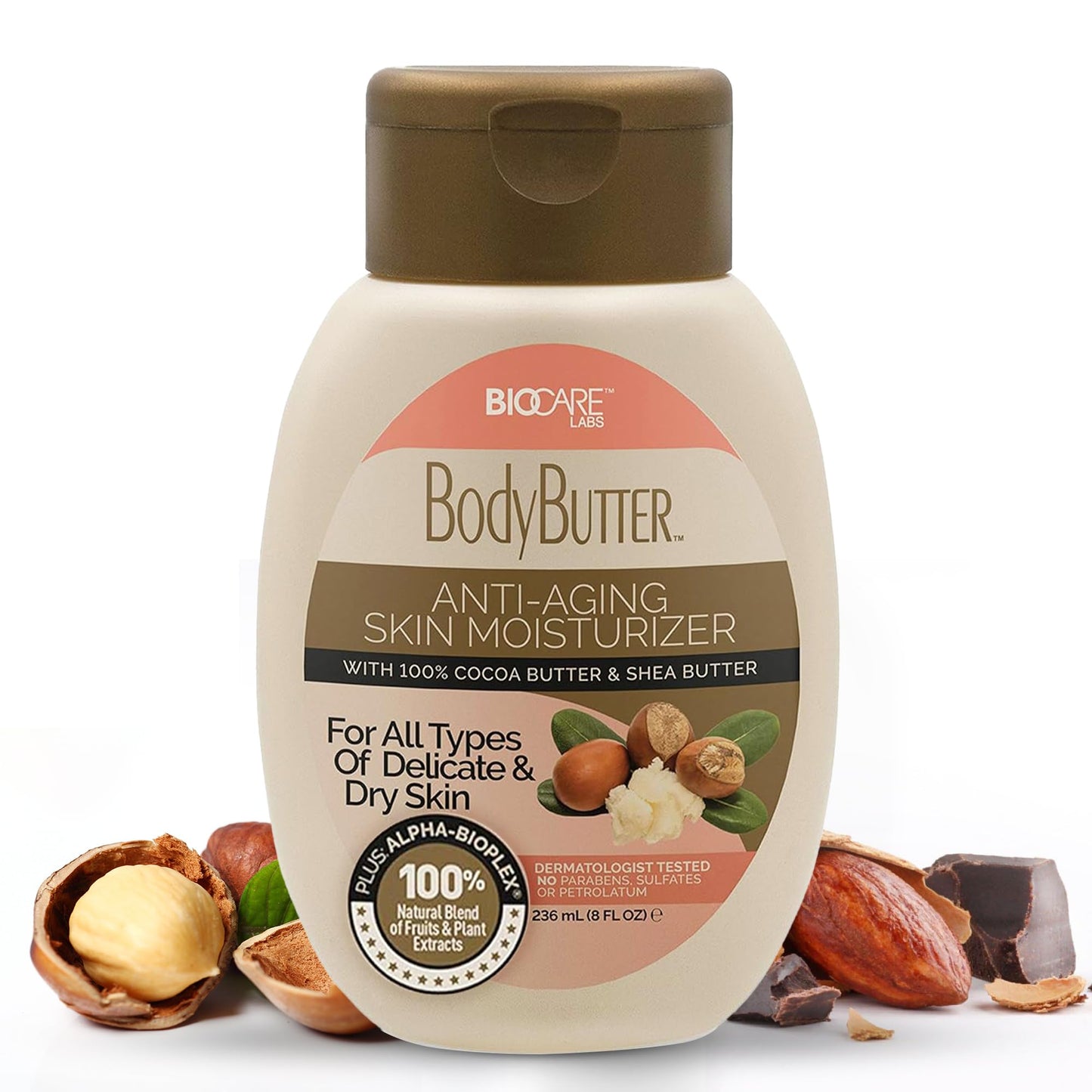 Biocare Body Butter with Cocoa Butter & Shea Butter, 8 fl oz Beauty & Personal Care Biocare