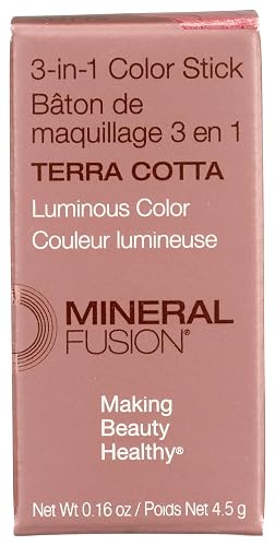 MINERAL FUSION Terra Cotta 3-In-1 Color Stick, 0.16 OZ Beauty & Personal Care Mineral Fusion
