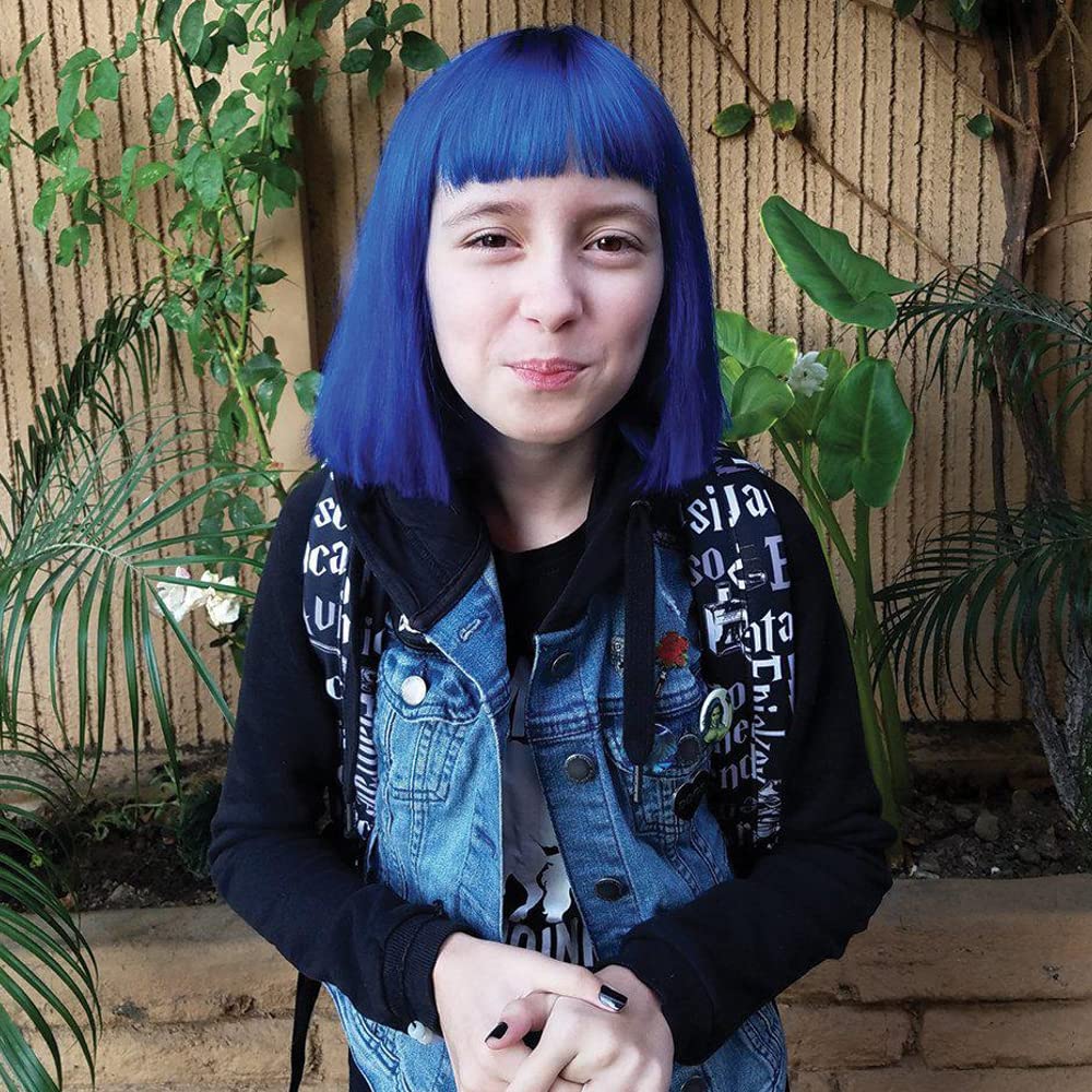 MANIC PANIC Classic Rockabilly Blue Semi Permanent Hair Color - True Neutral Blue Hair Dye for Women & Men That Lasts 4-6 Weeks - Vegan, Ammonia Beauty & Personal Care MANIC PANIC