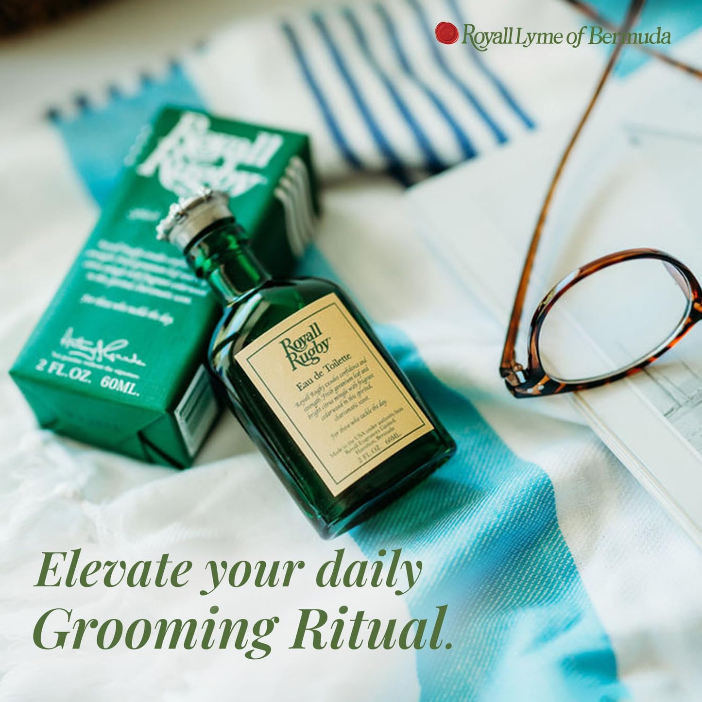 ROYALL RUGBY, Men's Eau de Toilette, Fresh Green & Citrus Fragrance - 2 Fl oz Splash Beauty & Personal Care ROYALL LYME