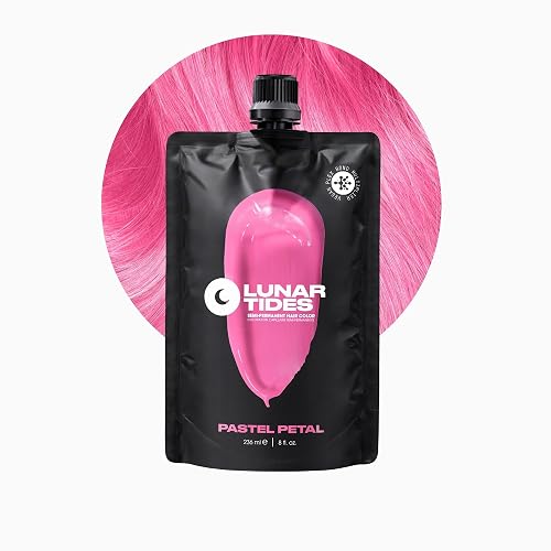 Lunar Tides Semi-Permanent Hair Color (43 colors) (Petal, 8 fl. oz.) Beauty & Personal Care Lunar Tides