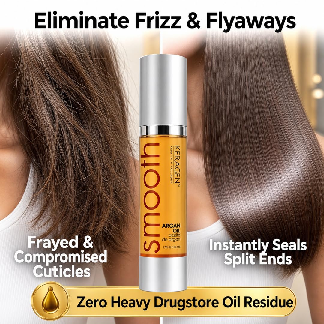KERAGEN Hair Serum Deep Repair & Protection Treatment | The Ultimate Hair Shield for Instantly Brilliant, Smooth, Resilient Hair, Fully Protected from Beauty & Personal Care KERAGEN