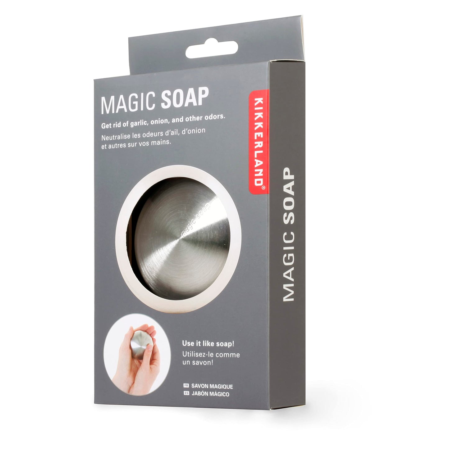 Kikkerland Stainless Steel Bar Magic Soap Odor Remover, Original Beauty & Personal Care Kikkerland