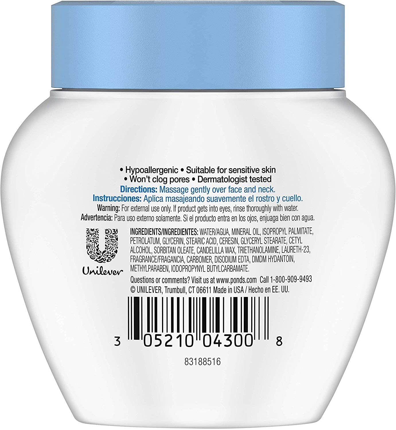 Pond's Dry Skin Cream 3.90 oz (Pack of 11) Beauty & Personal Care POND'S