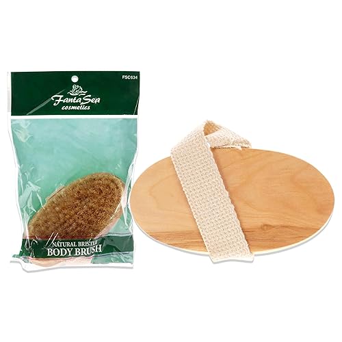 Fantasea Natural Bristle Body Brush Beauty & Personal Care Fantasea