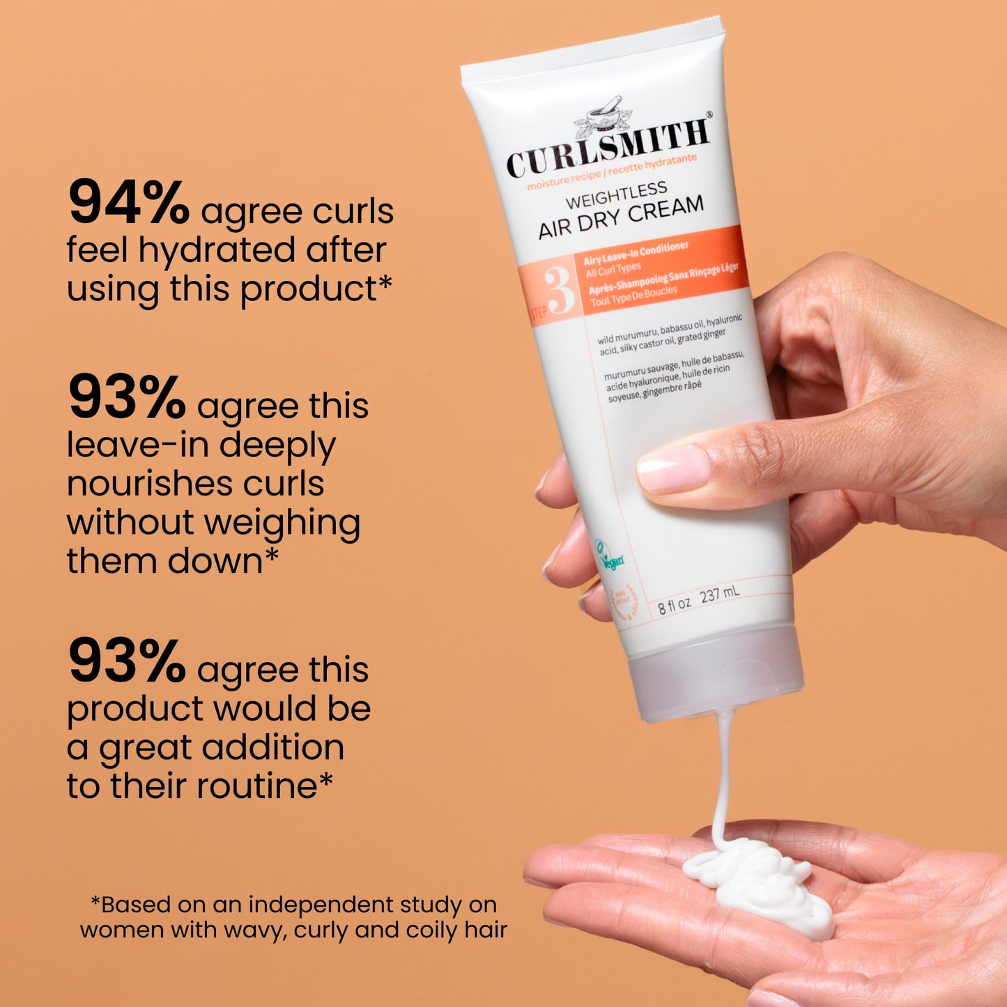 CURLSMITH Weightless Air Dry Curl Cream (8oz) Beauty and Personal Care CURLSMITH