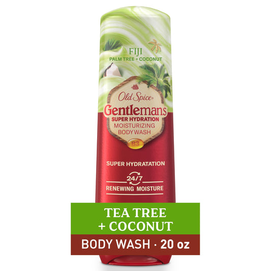 Old Spice Body Wash GentleMan’s Super Hydration for Men, 24/7 Renewing Moisture, Gentle on Skin with Skin Conditioners, Fiji with Palm Tree + Coconut Beauty & Personal Care Old Spice