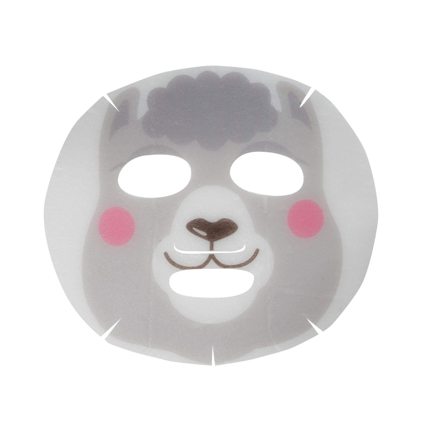 The Crème Shop Animal Sheet Mask, Korean, Hydrating, Collagen, Vitamin C, Anti-Aging - Pack of 3 (Llama) Beauty & Personal Care The Crème Shop