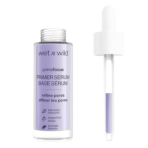 wet n wild Prime Focus Pore Minimizing Facial Serum Primer Makeup Extending, Improves Skin Texture, Hydrating & Exfoliating Retinol Alternative Beauty & Personal Care wet n wild