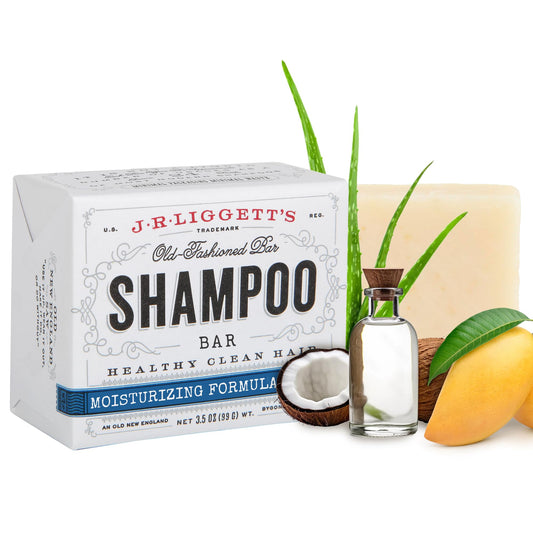 J·R·LIGGETT'S Shampoo Bar - Moisturizing Formula, All-Natural Solid Shampoo Bar with Coconut Oil & Aloe Vera, Sulfate-Free, Detergent-Free, Restores Beauty & Personal Care J·R·LIGGETT'S