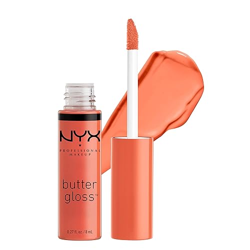 NYX Professional Makeup Butter Gloss, Peach Crisp, 0.27 Fluid Ounce Beauty & Personal Care NYX PROFESSIONAL MAKEUP