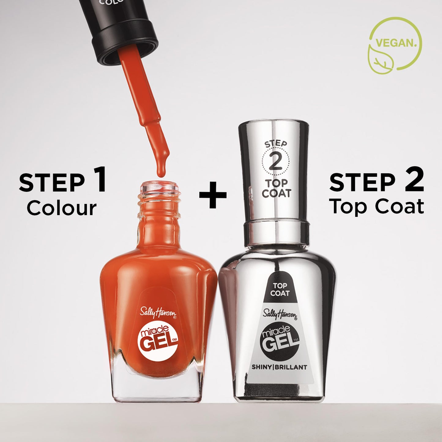 Sally Hansen Miracle Gel™, Street Flair, Long Lasting, Gel-Like Formula, No UV Lamp Needed, Purple Nail Polish Beauty & Personal Care Sally Hansen