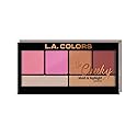 L.A. COLORS So Cheeky Blush and Highlight Palette, Pink and Playful C30461 Beauty & Personal Care L.A. COLORS