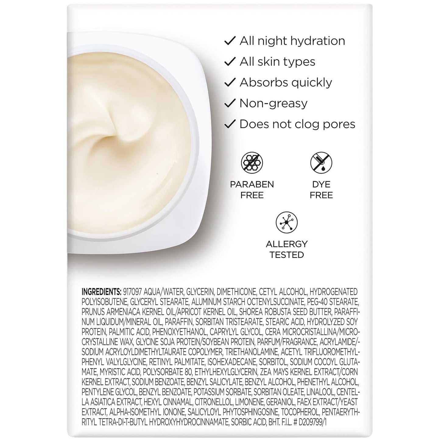 L'Oreal Paris RevitaLift Anti-Wrinkle Firming Night Cream, 1.7 Ounces Single pack Beauty & Personal Care L'Oreal Paris