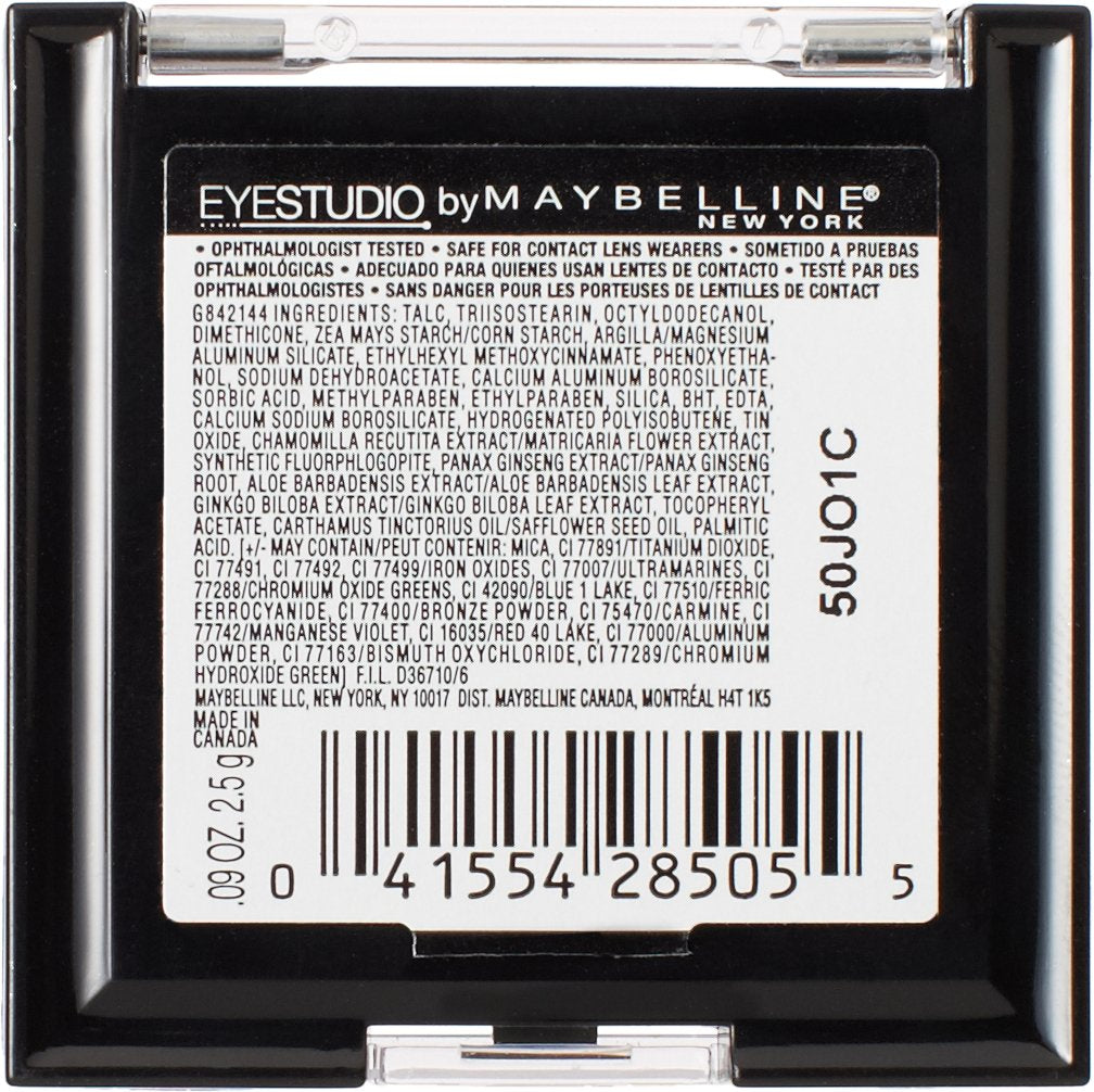 Maybelline New York Eye Studio Color Pearls Marbleized Eyeshadow, Duo Silver Spark, 0.09 Ounce