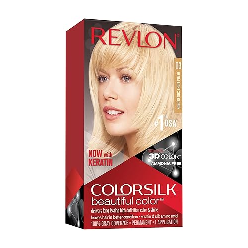 Revlon ColorSilk Hair Color, 03 Ultra Light Sun Blonde 1 ea (Pack of 2) Beauty & Personal Care REVLON