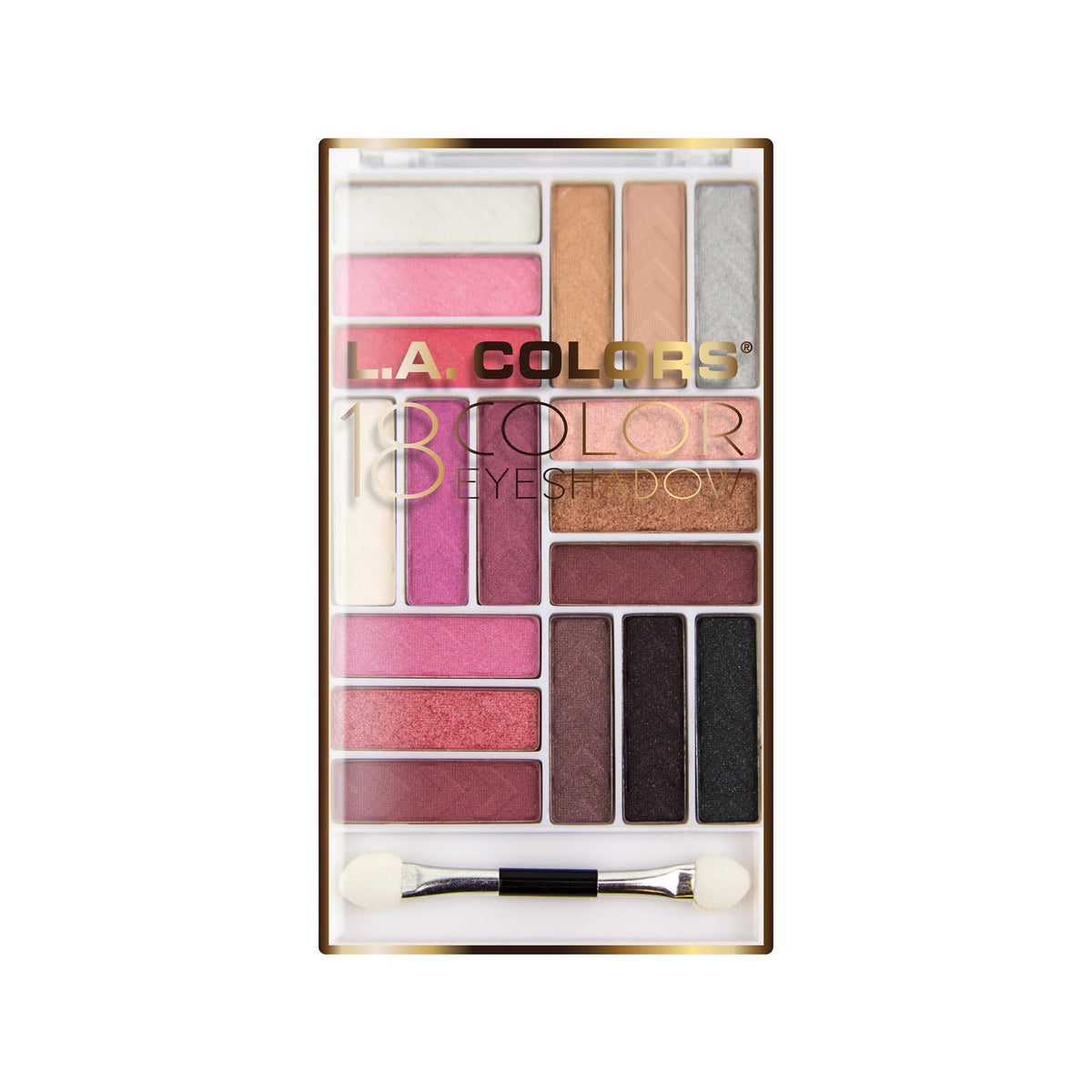 L.A. COLORS 18 Color Eyeshadow Palette, Diva Glam CES748 Beauty & Personal Care L.A. COLORS
