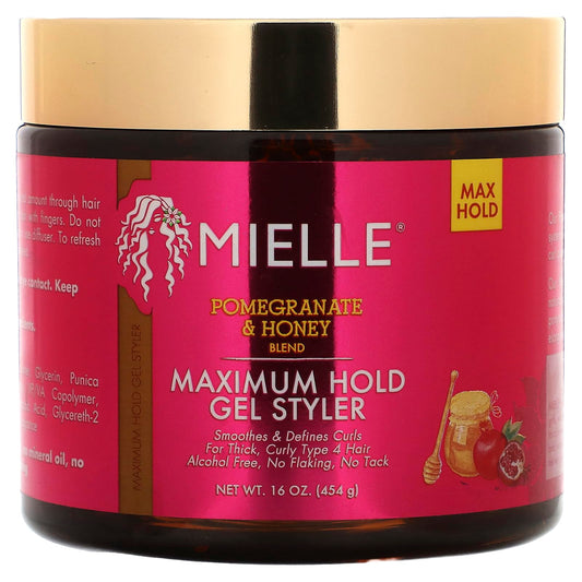 Mielle Pomegranate & Honey Blend MAXIMUM HOLD GEL STYLER Beauty & Personal Care Mielle Organics