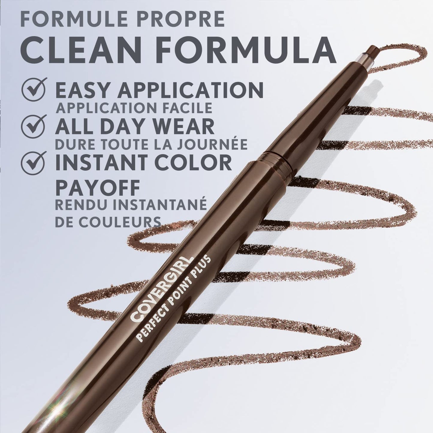 COVERGIRL Perfect Point PLUS Eyeliner Pencil, Espresso .008 oz. (0.23 mg) (Packaging may vary) Beauty & Personal Care COVERGIRL