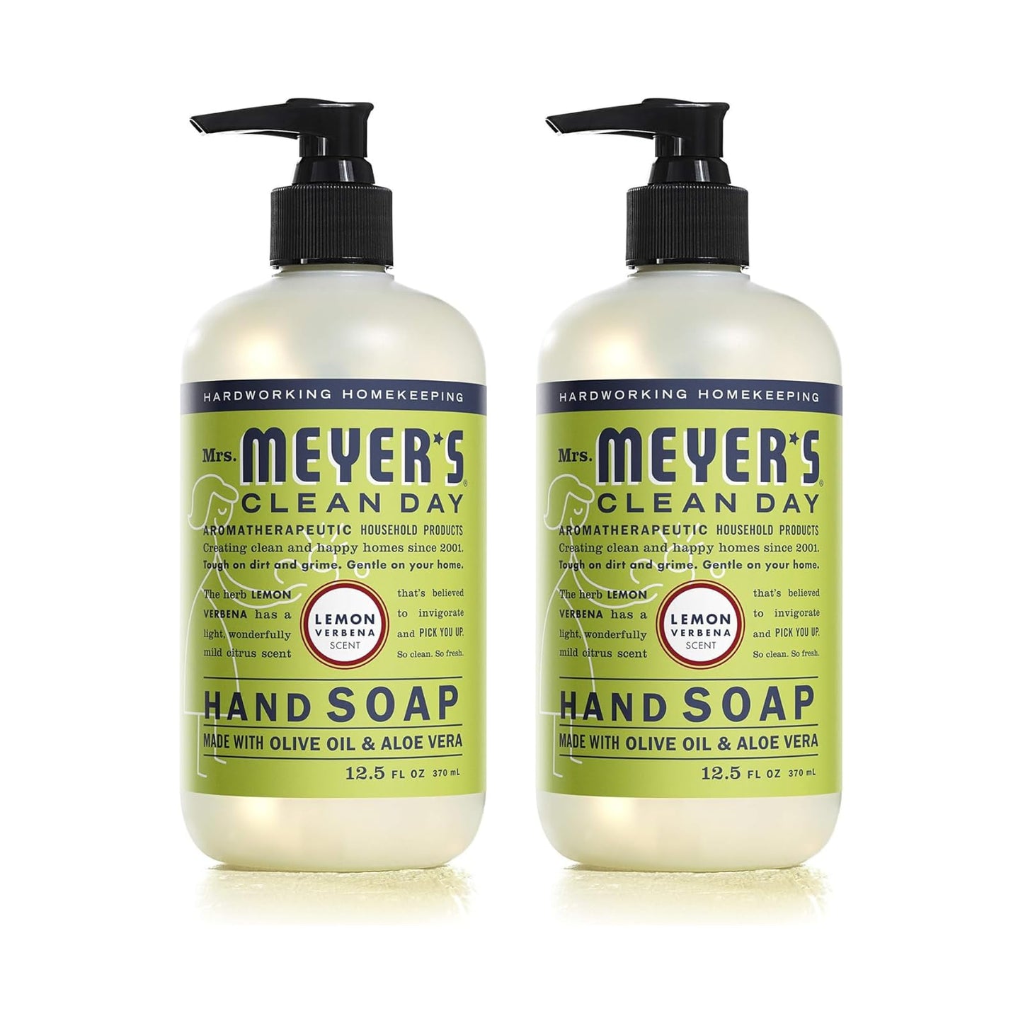 Mrs. MEYER'S CLEAN DAY Liquid Hand Soap Lemon Verbena 12.5 Fl Oz (Pack of 2) Beauty & Personal Care Mrs. MEYER'S