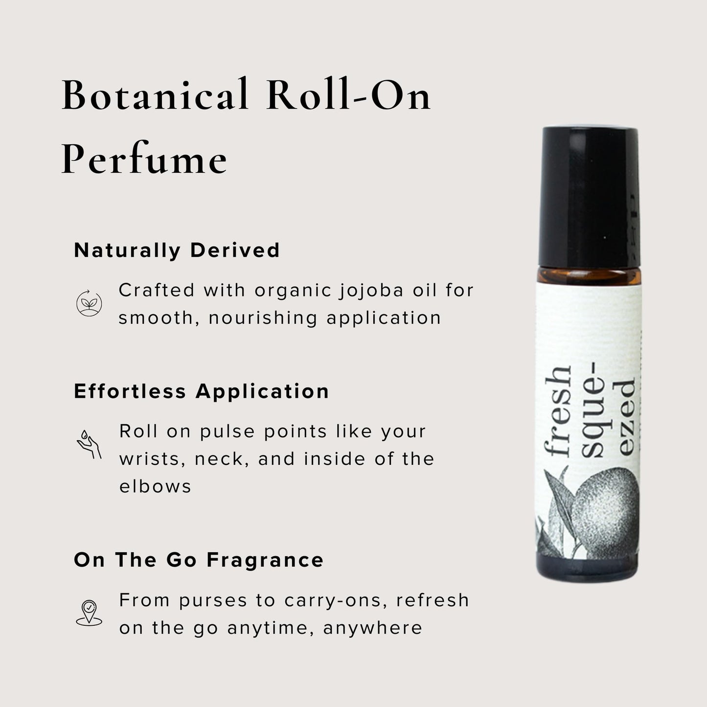 BROKEN TOP - Roll On Perfume | Essential Oil Perfume | Jojoba & Essential Oil Eau de Parfum | Natural, Vegan (Fresh Squeezed) Beauty & Personal Care BROKEN TOP