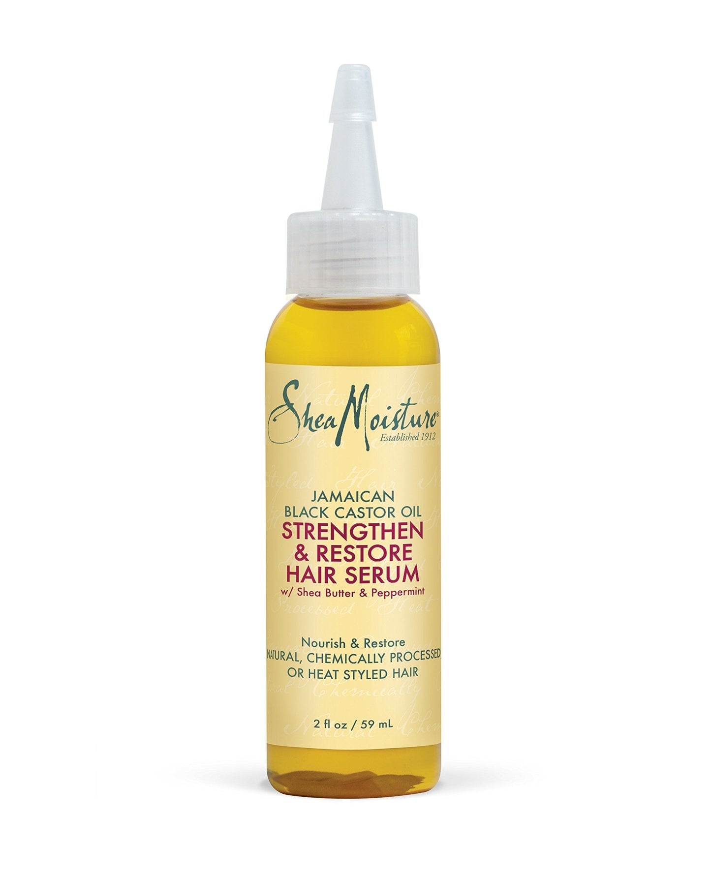 Sheamoisture Hair Serum Oil for Damaged Hair Jamaican Black Castor Oil Hair Oil with Shea Butter 2 oz Beauty & Personal Care SheaMoisture