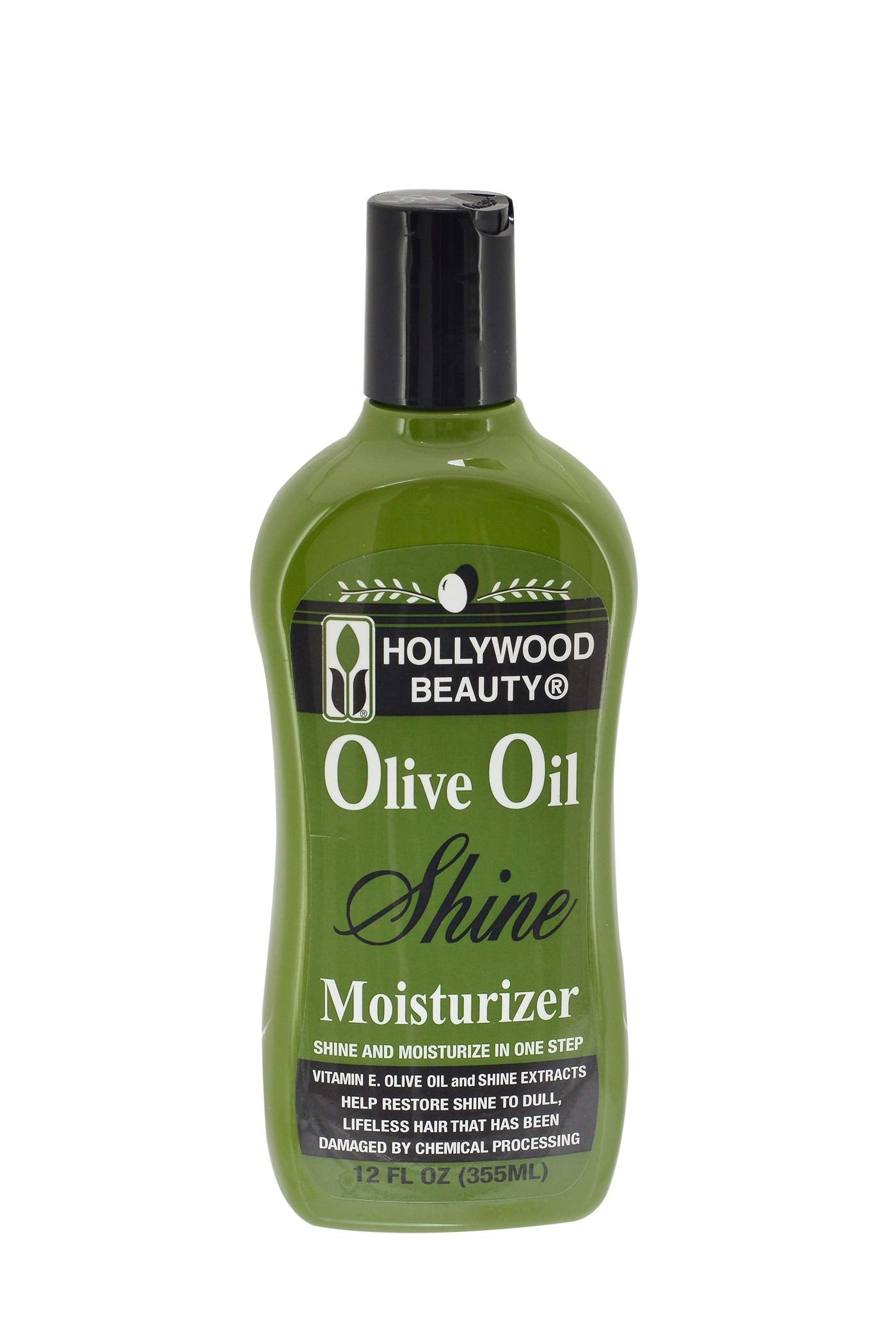 HOLLYWOOD BEAUTY Olive Oil Shine Moisturizer Shine and Moisturizer in One Step 12oz/355ml Beauty & Personal Care Hollywood Beauty