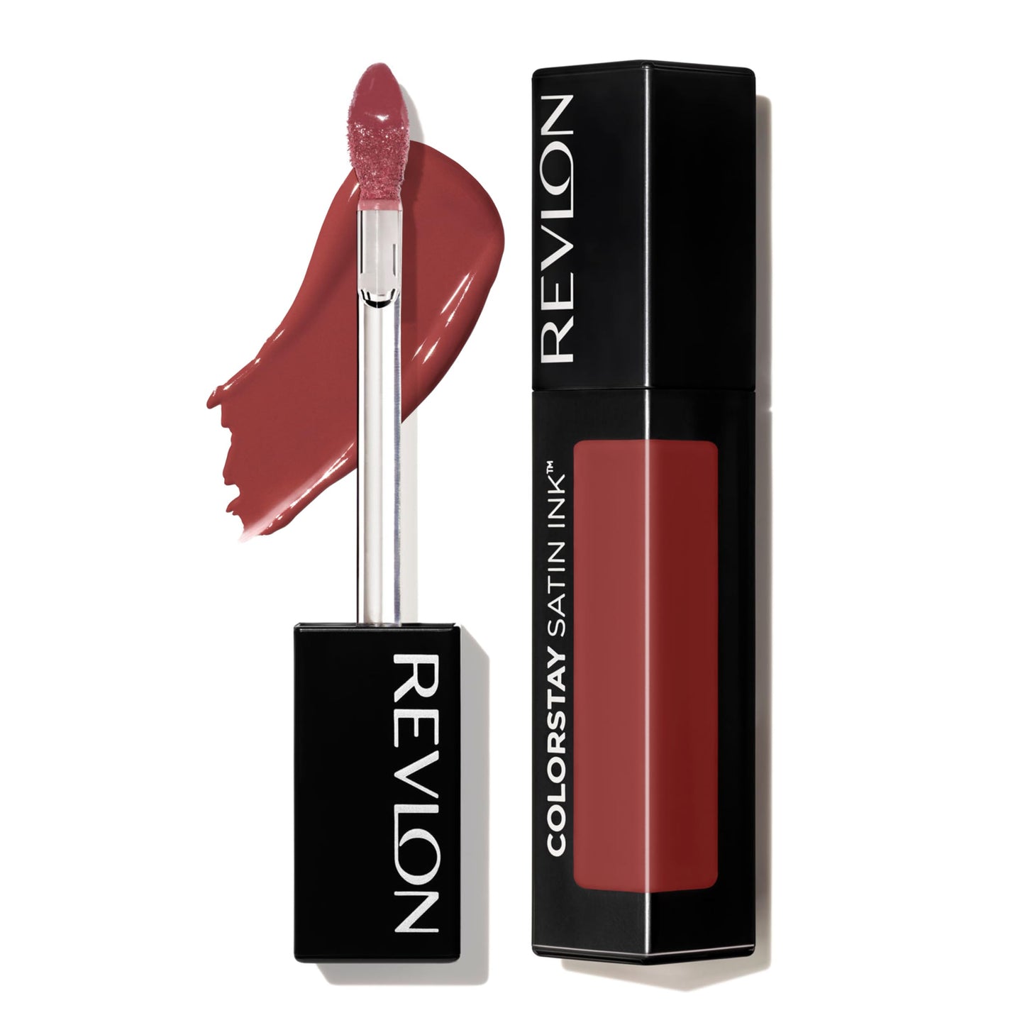 REVLON Liquid Lipstick, Lip Makeup, ColorStay Satin Ink, Longwear Rich Lip Colors, Formulated with Black Currant Seed Oil, 032 Lady Topaz, 0.17 Fl Oz Beauty & Personal Care REVLON