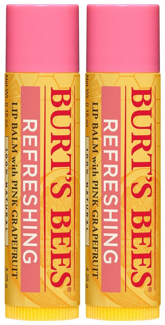 Burt's Bees Lip Balm - Pink Grapefruit - 0.15 oz - 2 pk Beauty and Personal Care Burt's Bees
