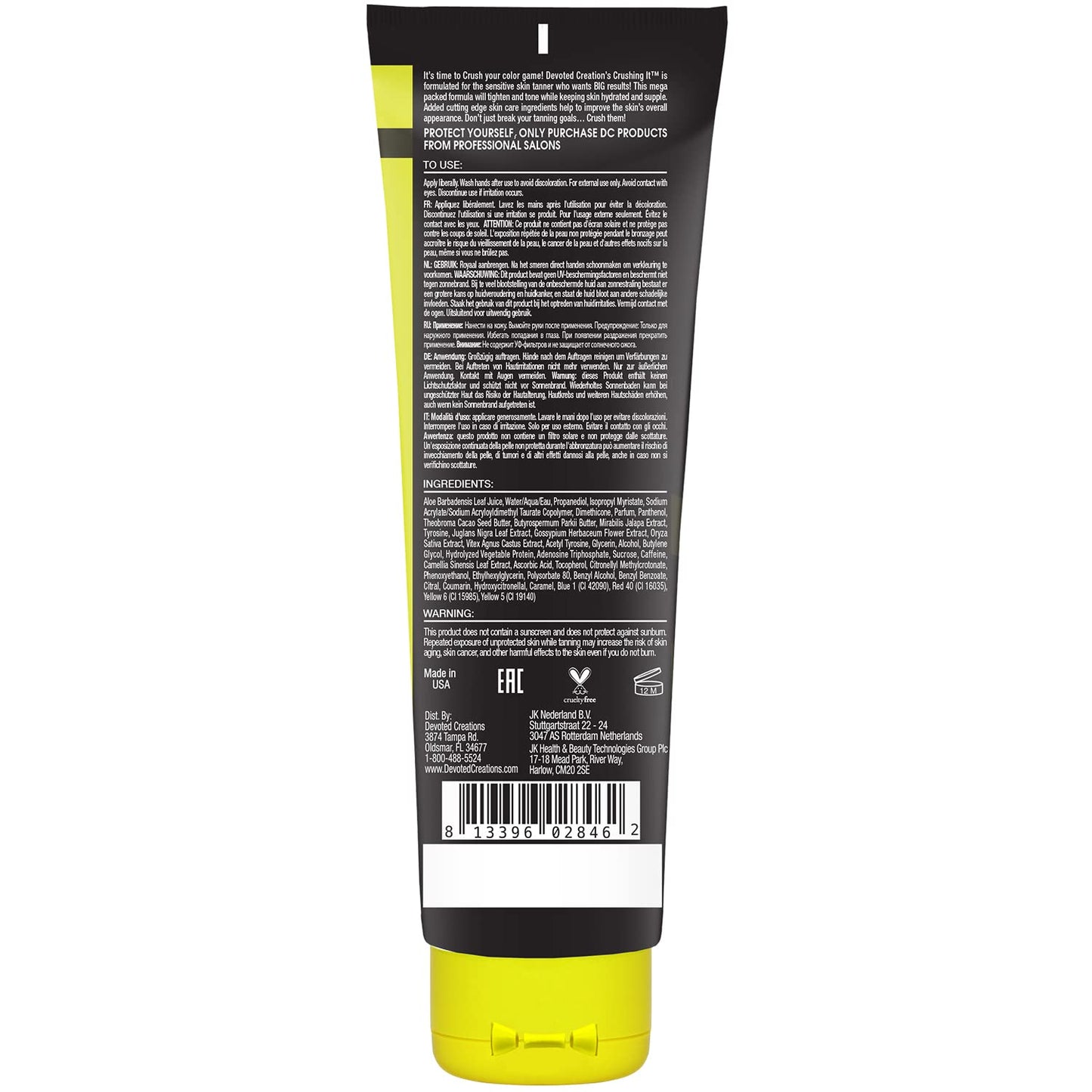 Devoted Creations Crushing It Dark Tanning Lotion 8.5 oz Beauty & Personal Care Devoted Creations