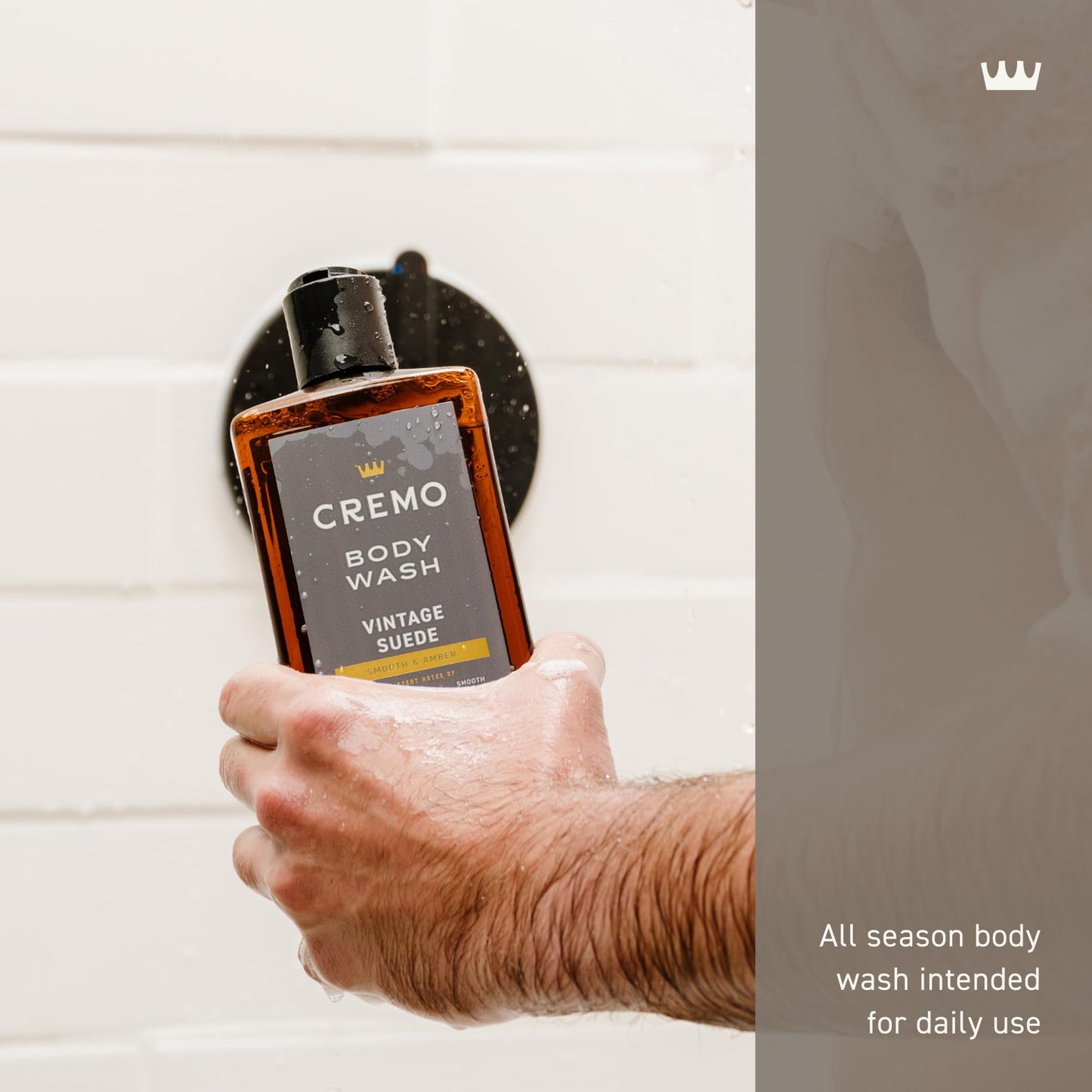 Cremo Rich-Lathering Vintage Suede Body Wash for Men, 32 Fl Oz Beauty & Personal Care Cremo