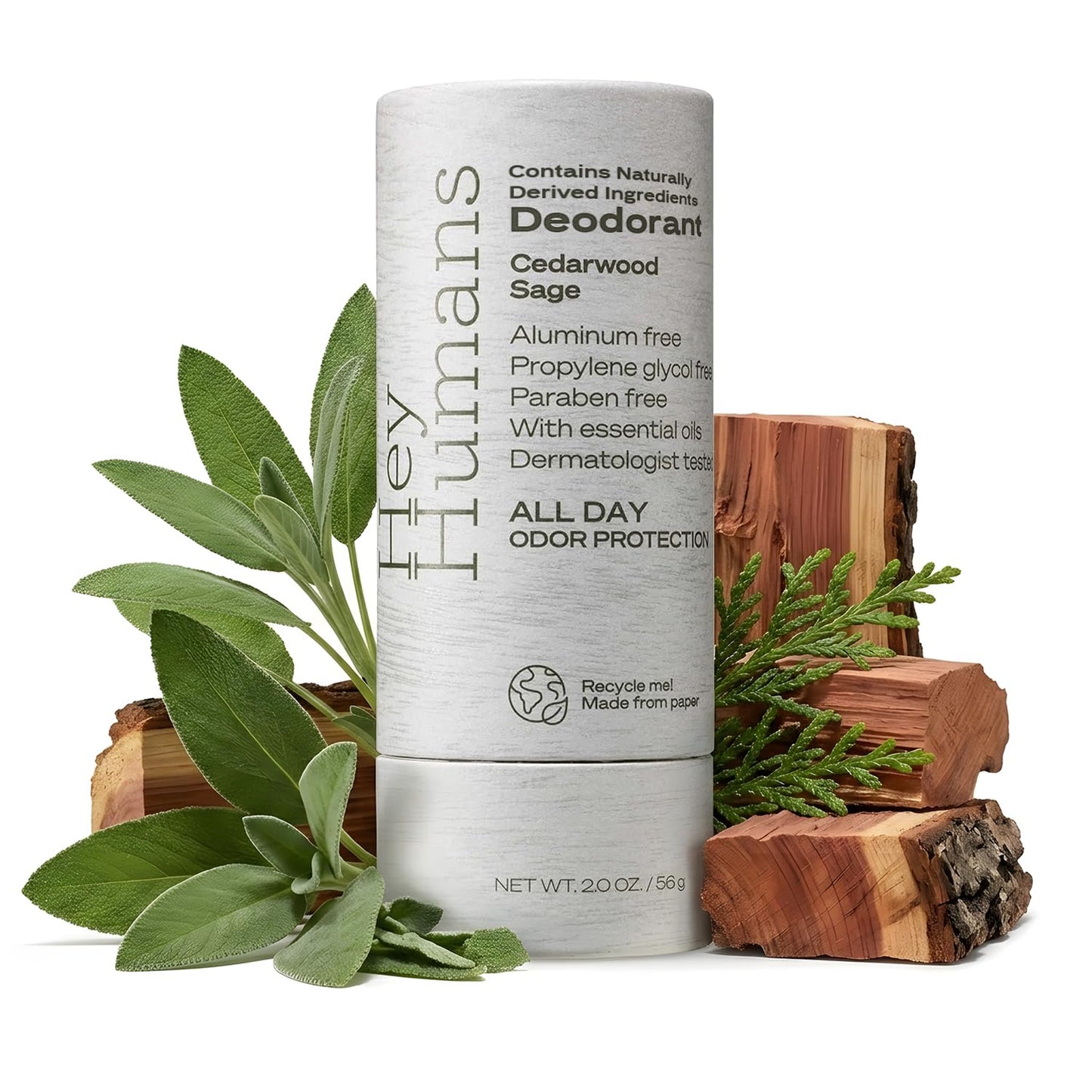 Hey Humans Deodorant, Aluminum Free Deodorant for Women and Men, Contains Naturally Derived Ingredients, All Day Odor Control, Refreshing Deodorant Beauty and Personal Care HEY HUMANS