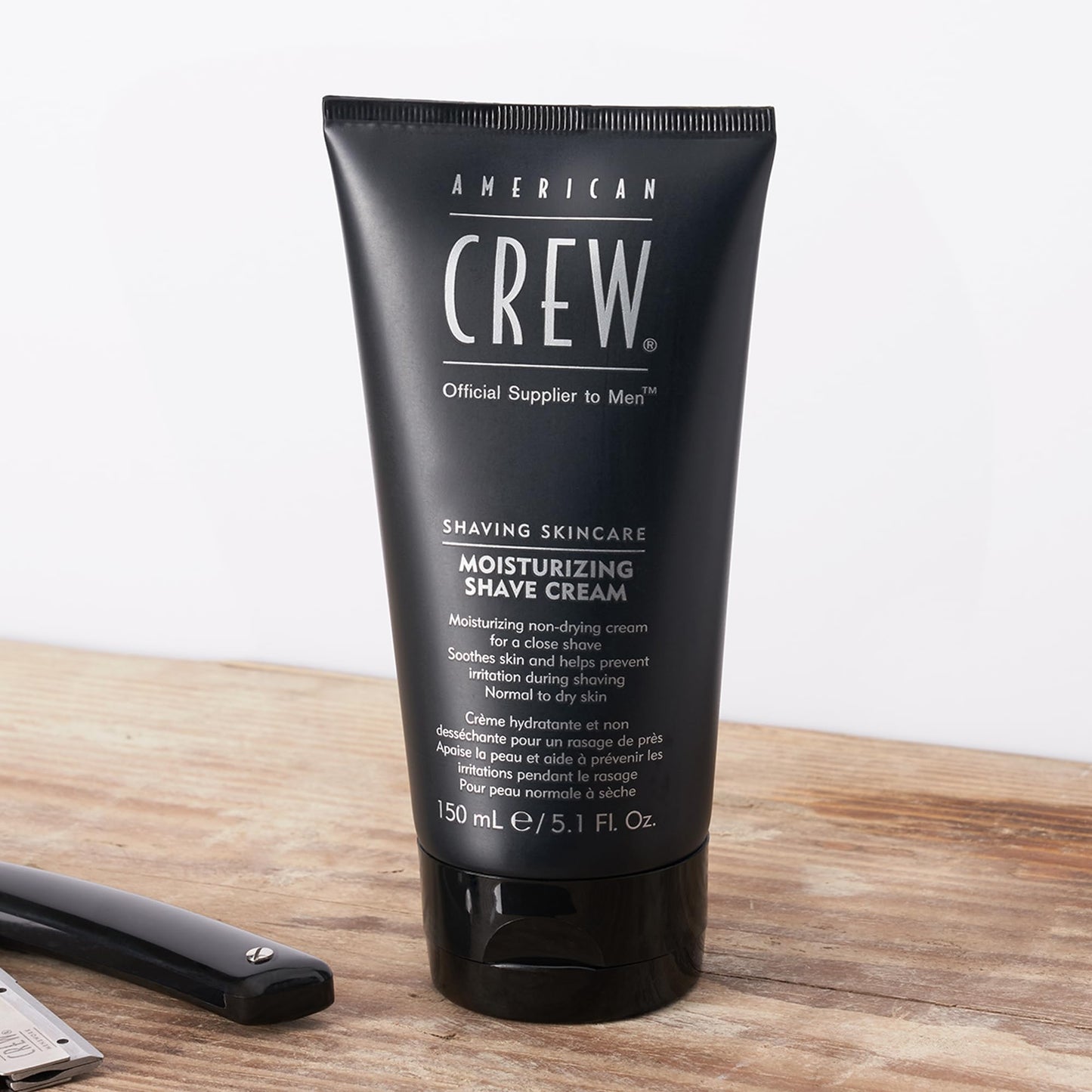 American Crew Moisturizing Shave Cream for Men, Stocking Stuffer for Men, 5.1 Fl Oz Beauty & Personal Care AMERICAN CREW