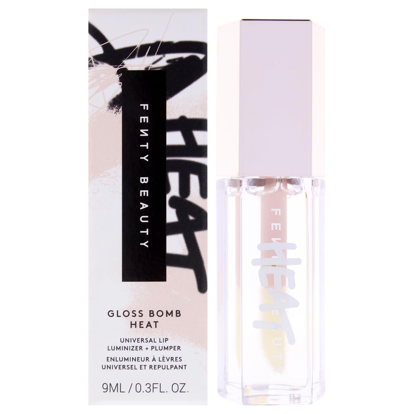 Fenty Beauty Gloss Bomb Heat Universal Lip Luminizer Plus Plumper - 07 Glass Slipper Heat for Women - 0.3 oz Lip Gloss Beauty & Personal Care FENTY BEAUTY