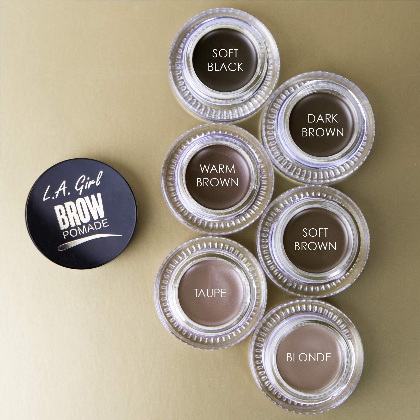 L.A. Girl Brow Pomade, Dark Brown GBP365 Beauty & Personal Care L.A. Girl