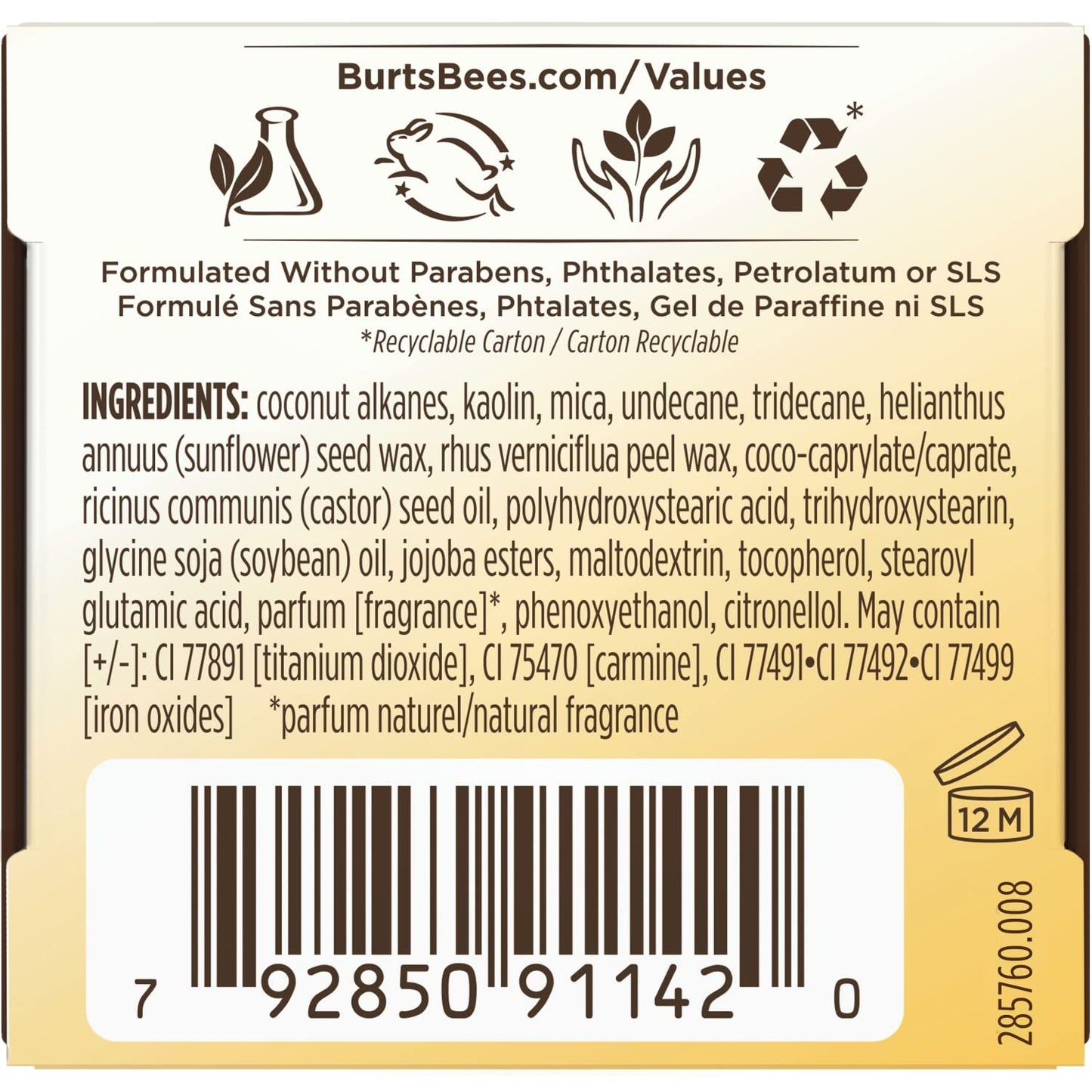 Burt's Bees Eye Shadow Primer, Neutral Ultra Sheer/Translucent Beige Color, Extends Wear For Powder Eye Shadow, For All Skin Tones - 0.25 Ounce Beauty & Personal Care Burt's Bees