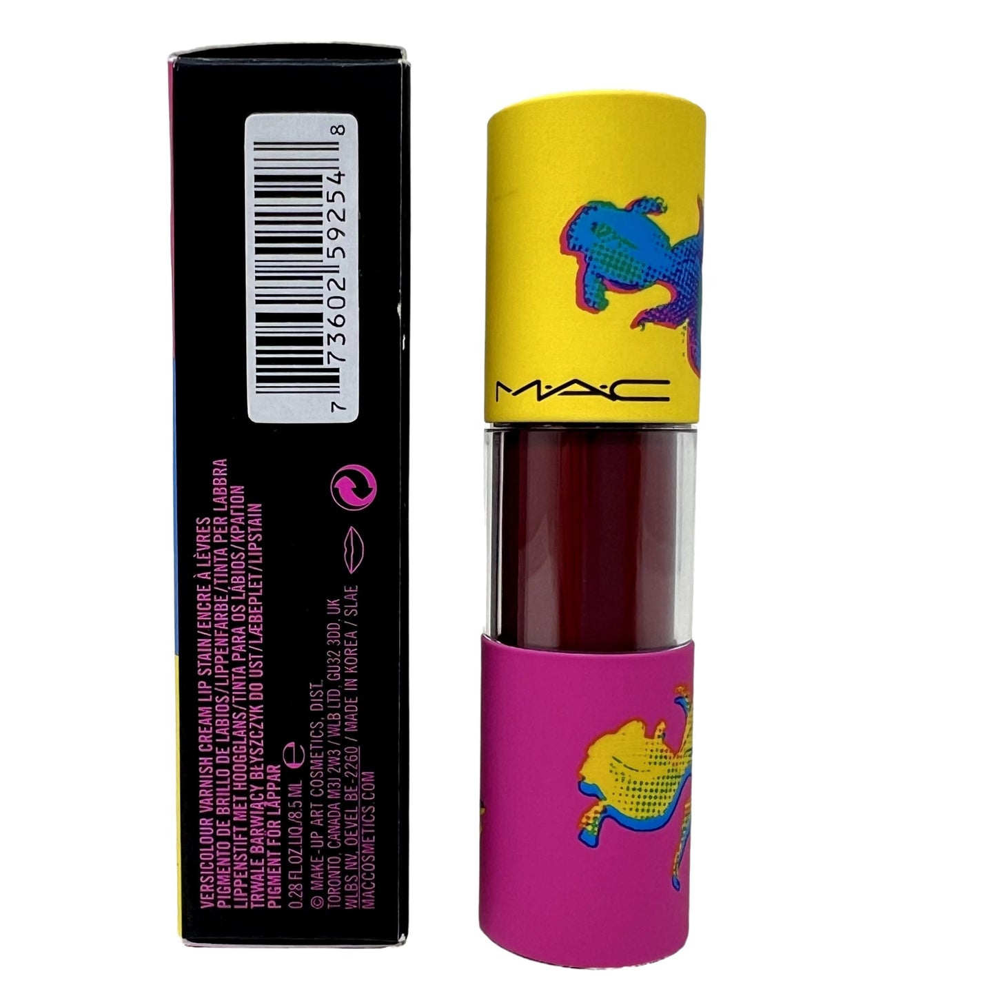 MAC Limited Edition Moon Masterpiece Collection Versicolour Varnish Cream Lip Stain - No Interruptions (Deep Burgundy) Beauty & Personal Care MAC