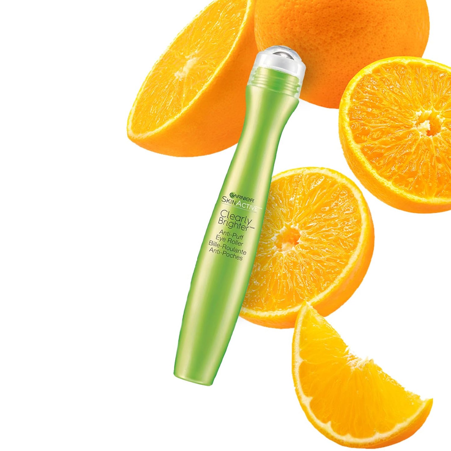 Garnier Clearly Brighter Anti-Puff Eye Roller, Dark Circles Under Eye Treatment with Caffeine and Vitamin C, 0.5 Fl Oz (15mL), 1 Count (Packaging May Beauty & Personal Care Garnier