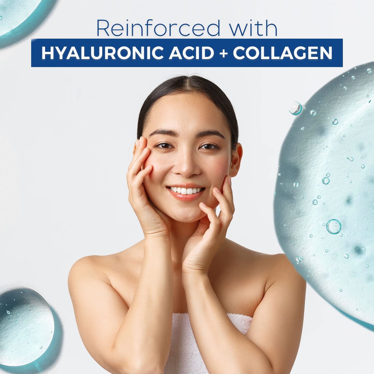 Skin Aesthetics Hyaluronic & Collagen Under Eye Patches - Reduces Puffiness, Eye Bags & Wrinkles, Ultra Hydrating - Dermatologist Tested Korean Beauty & Personal Care Skin Aesthetics