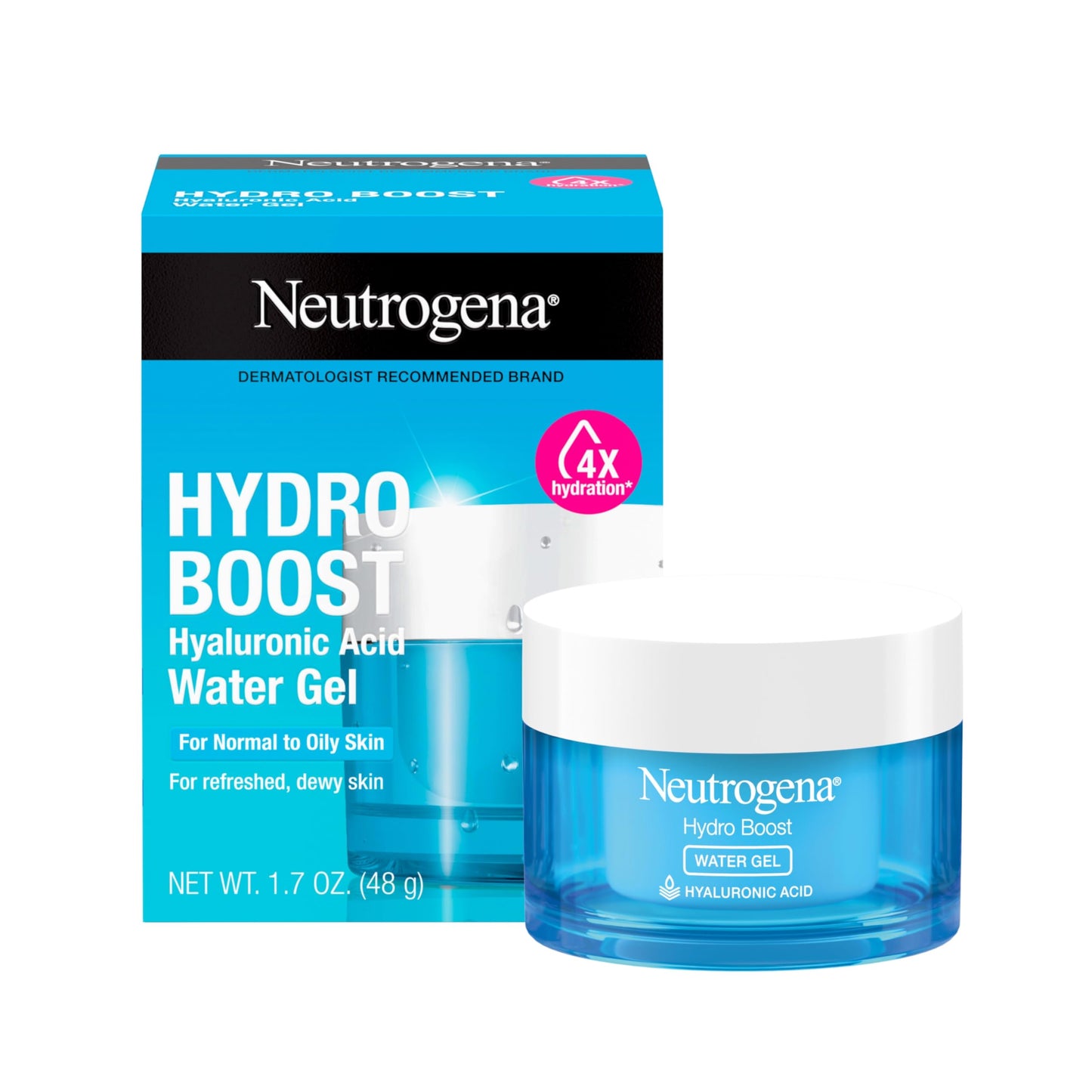 Neutrogena Hydro Boost Water Gel, 24 Hr Hydration for Normal/Oily Skin, Signature Fragrance, Face Moisturizer with Hyaluronic Acid, Skin Care Beauty & Personal Care Neutrogena