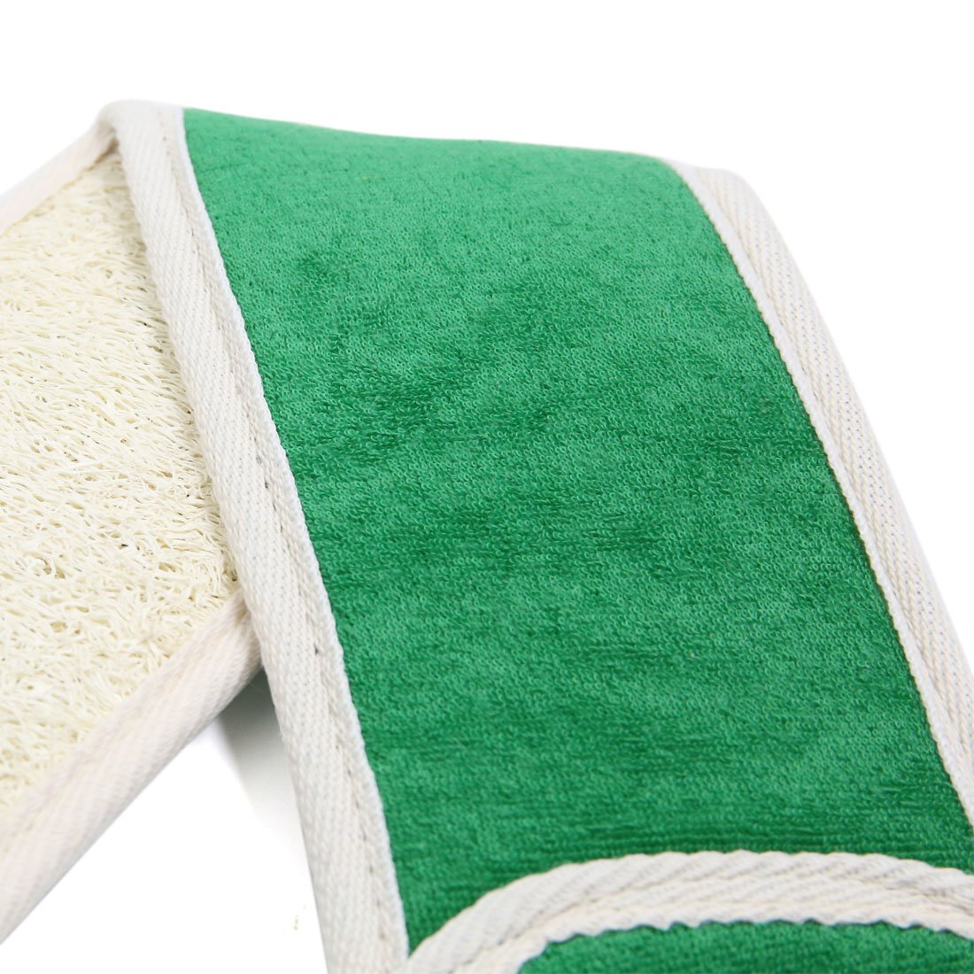 Ruilogod Green Exfoliating Loofah Back Strap Scrubber Body Shower Bath Brush Cotton Blends Towel (id: 17c 29d c76 9f0 f4d Beauty and Personal Care Ruilogod