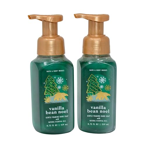 Bath & Body Works Foaming Hand Soap, Set of 2, 8.75oz Each (Vanilla Bean Noel) Beauty & Personal Care Bath & Body Works