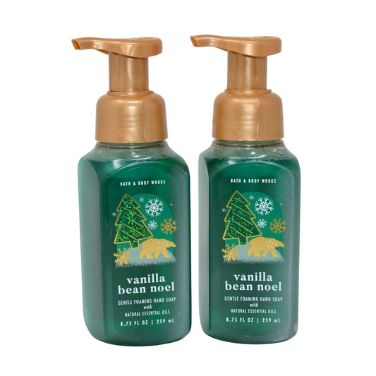 Bath & Body Works Foaming Hand Soap, Set of 2, 8.75oz Each (Vanilla Bean Noel) Beauty & Personal Care Bath & Body Works