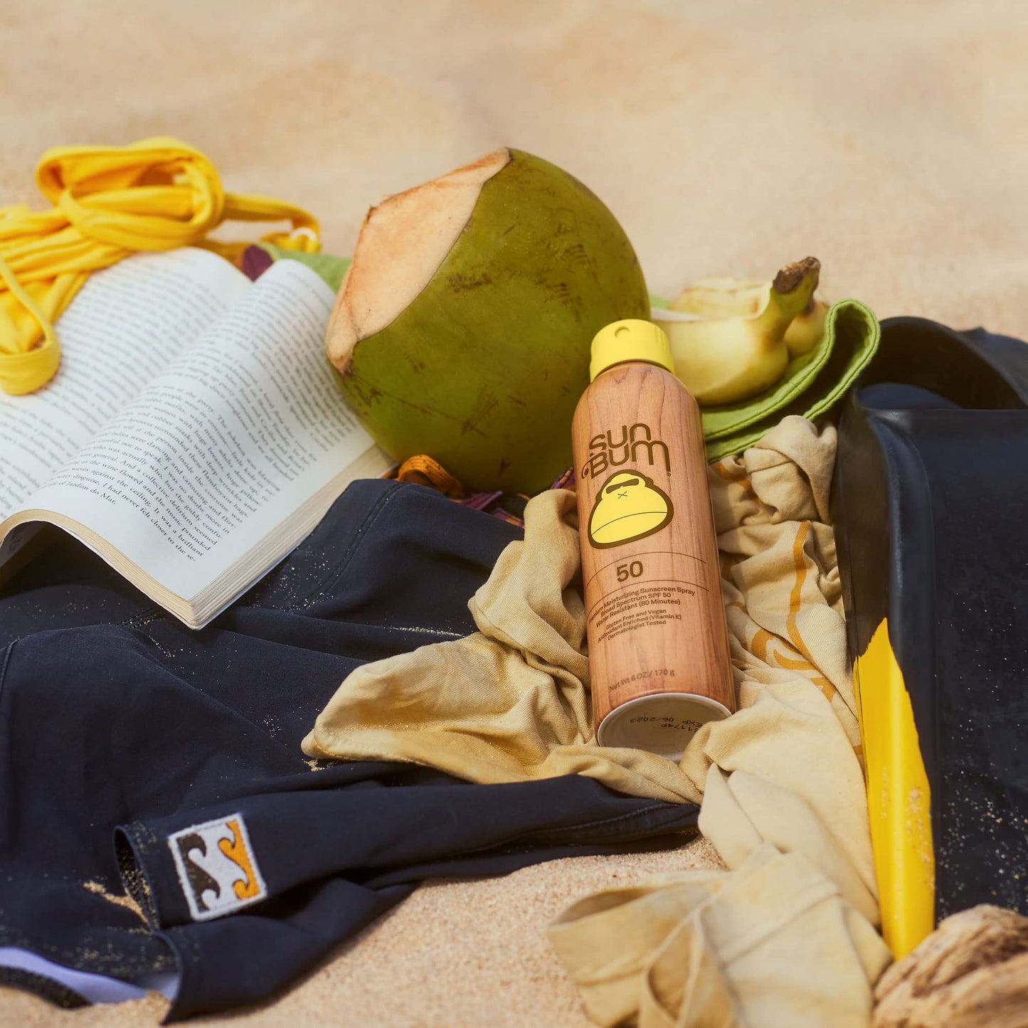 Sun Bum Original SPF 50 Sunscreen Body Spray - Broad Spectrum Moisturizing Sunscreen with Vitamin E - Hawaii 104 Act Compliant (Made without Beauty & Personal Care Sun Bum
