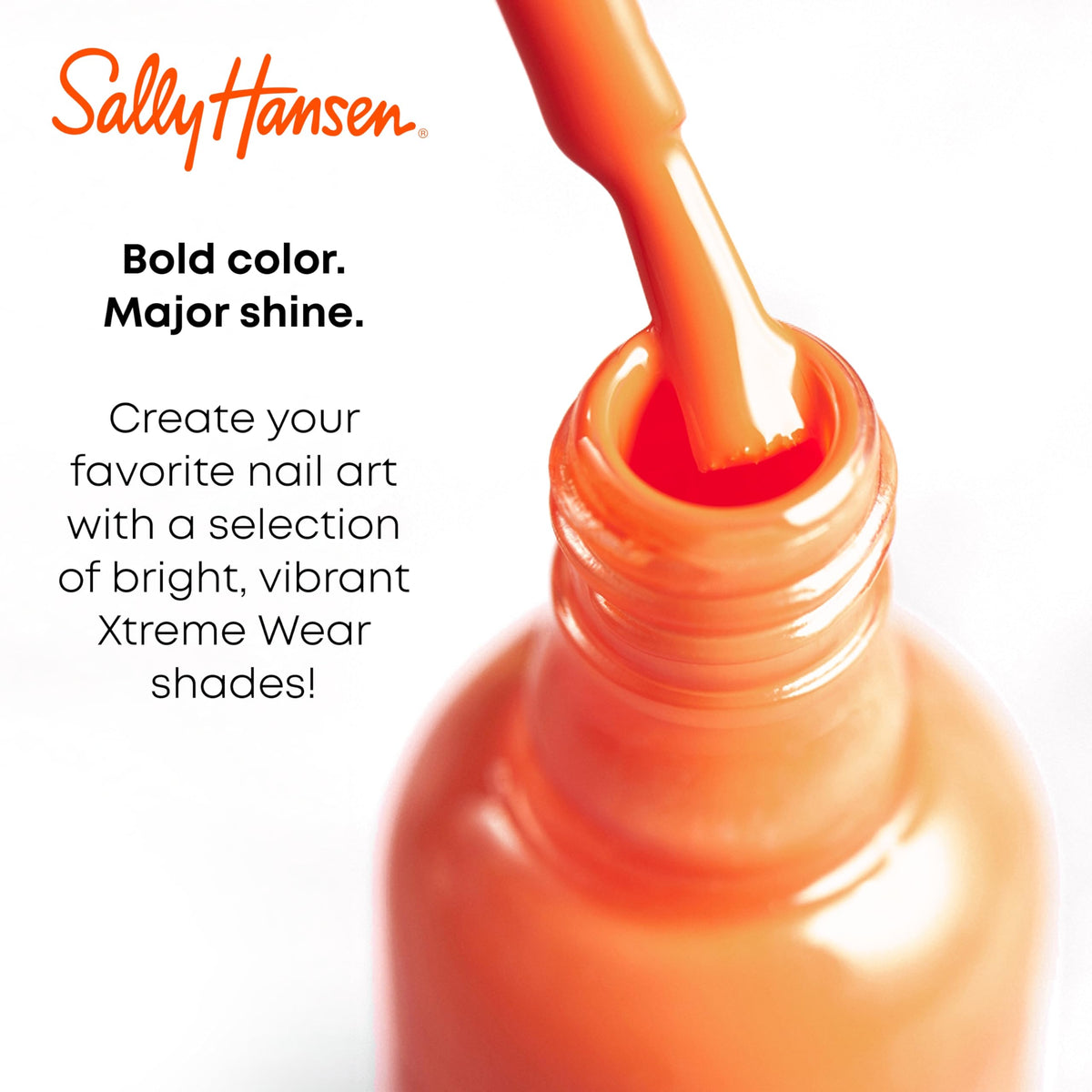 Sally Hansen Xtreme Wear Nail Polish, Streak-Free, Shiny Finish, Long-Lasting Nail Color, Watermelon Felon, 0.12 fl oz Beauty & Personal Care Sally Hansen