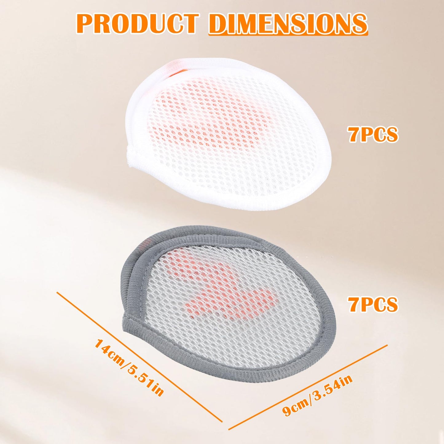 Culinavog 14 Pack Soap Bags, Soft Exfoliating Bags, Soap Organizer, Quick Drying Mesh Soap Bags Women Bath Gym Travel Beauty and Personal Care Culinavog