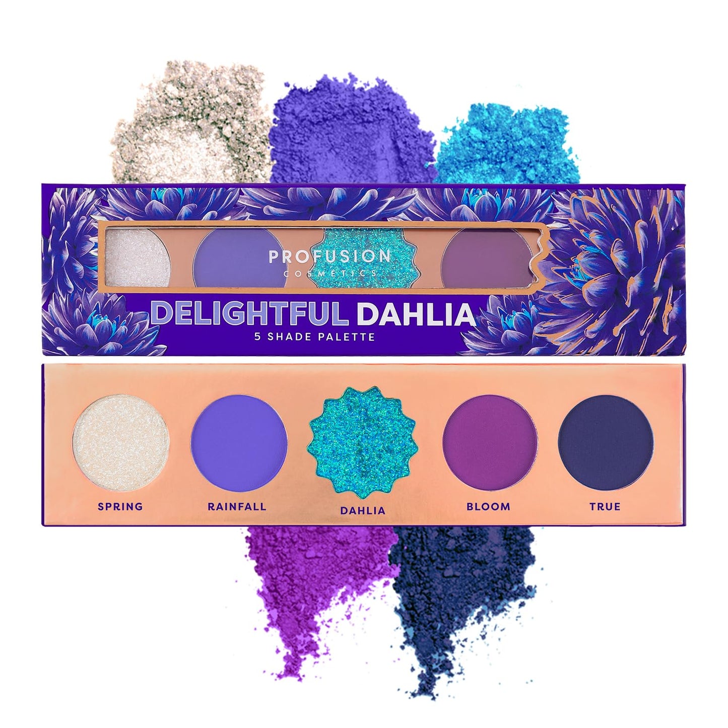 Profusion Cosmetics 5-Shade Mini Eyeshadow Palette - Highly Pigmented with Matte & Shimmer Finishes, Blendable Travel-Friendly Kit, Vegan… Beauty & Personal Care Profusion Cosmetics