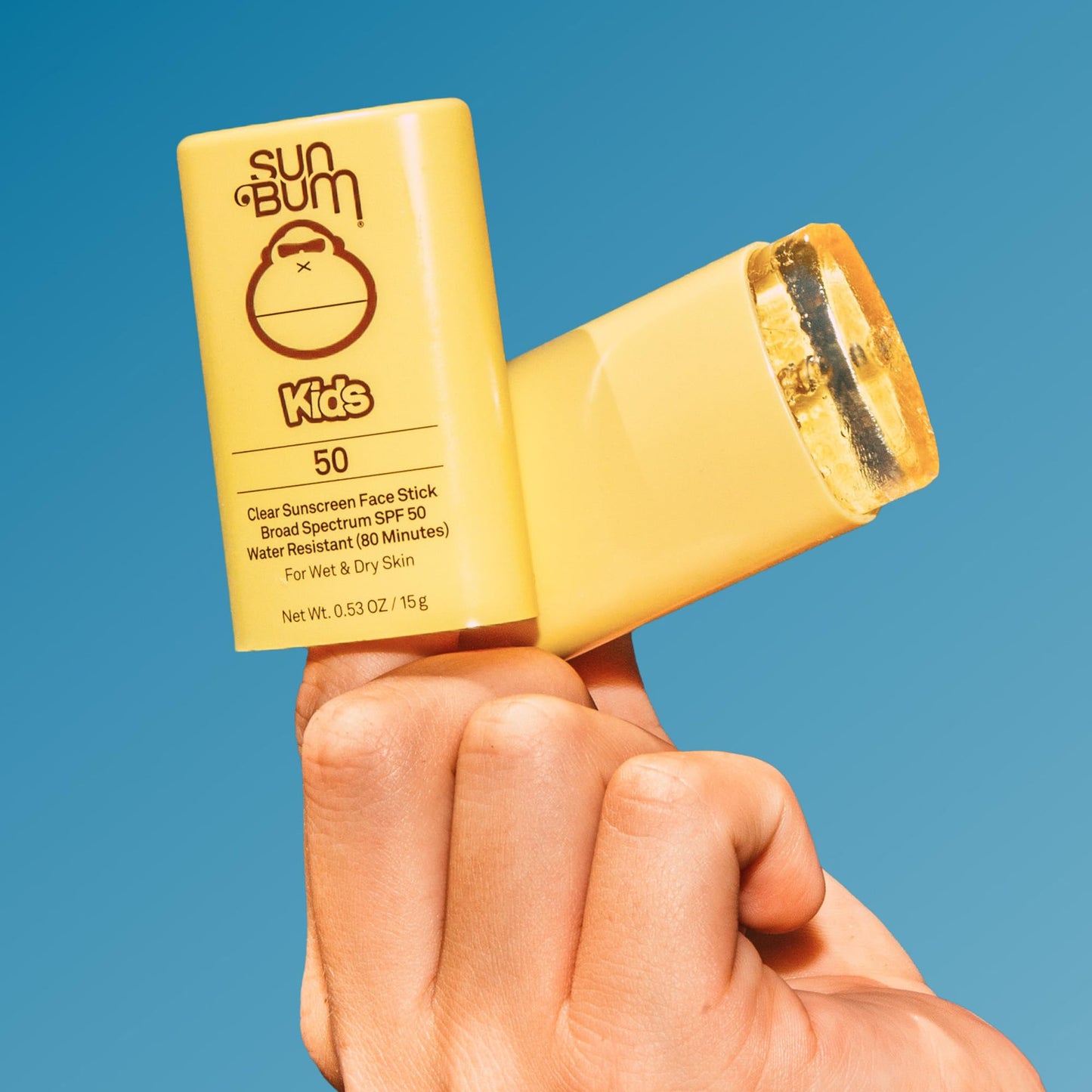 Sun Bum Kids SPF 50 Clear Face Stick Sunscreen - Wet or Dry Skin Application Broad Spectrum Sunscreen with Vitamin E - Hawaii Act 104 Compliant Beauty & Personal Care Sun Bum