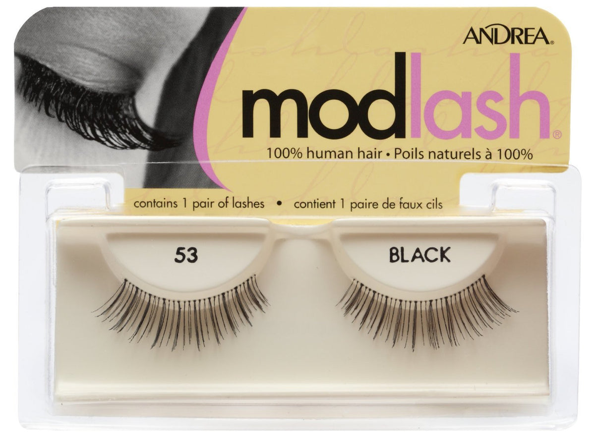 Andrea Eyelash Strip Lashes Black [53] 1 ea (Pack of 4) Beauty & Personal Care ANDREA