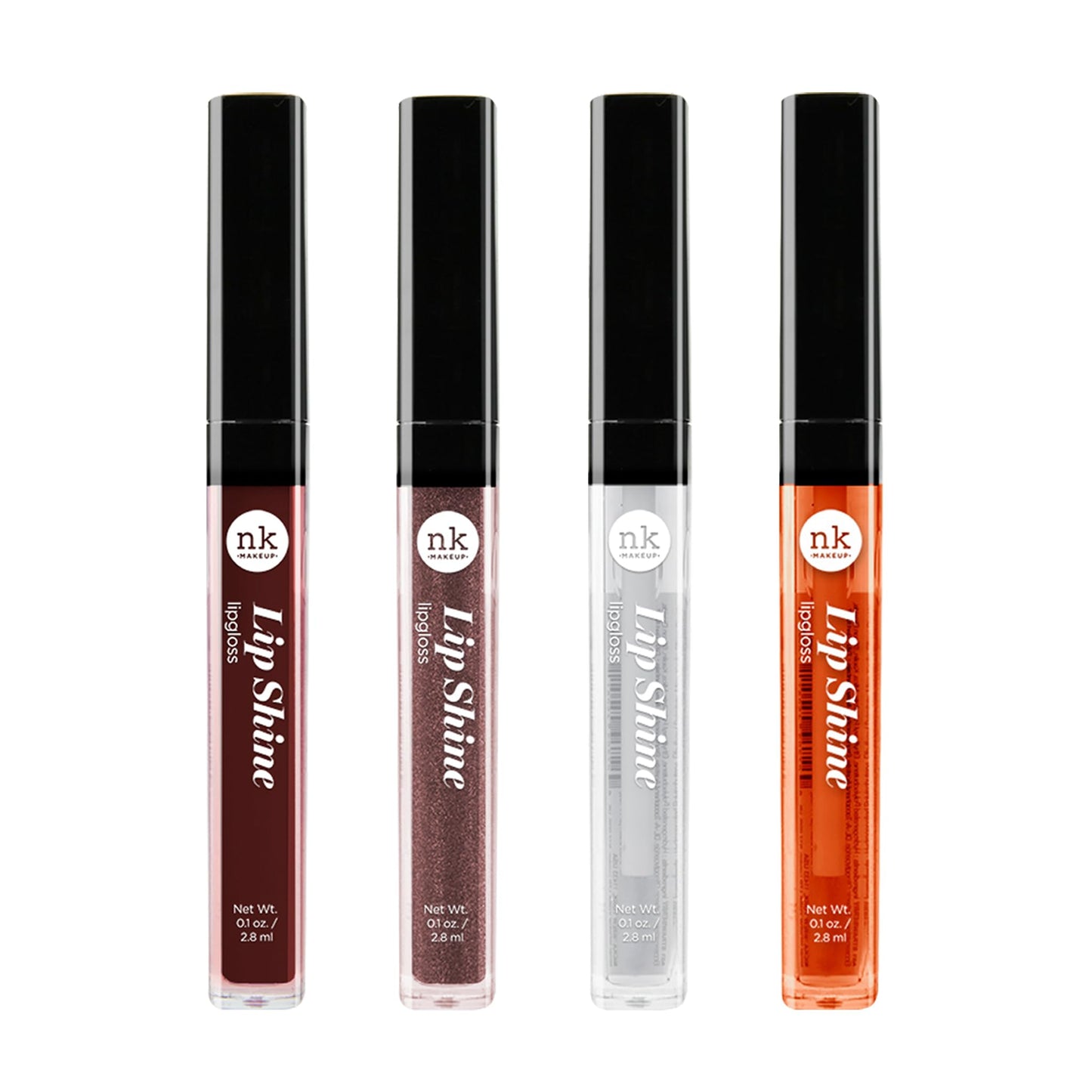 NICKA K NEW YORK Lip Shine, Cosmetics, vibrant colors, bright colors, shining lips, lip shine, long lasting, Multi Pack Colors (AMZ275) Beauty & Personal Care NICKA K NEW YORK
